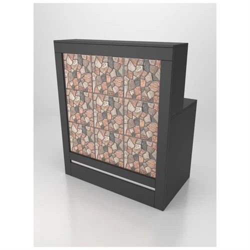 Стойка ресепшен №4, ширина 1050мм, внутри стол без ящиков