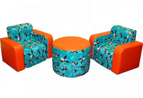 Комплект детской мягконабивной мебели Пикник