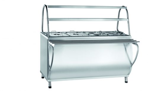 Мармит 2-х блюд ЭМК-70МШ паровой с тепловым шкафом