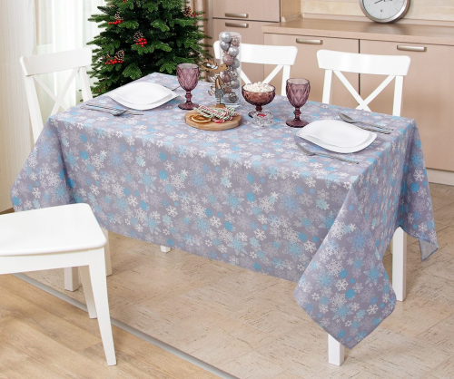 Скатерть "СНЕЖИНКИ"