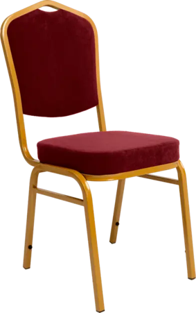 Стул Корона бордо/красный