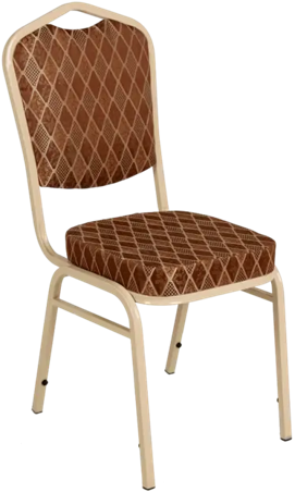 Стул Корона коричневый жаккард