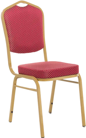 Стул Корона красный жаккард