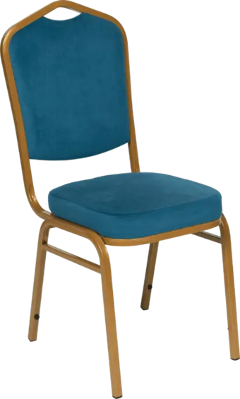 Стул Корона морская волна