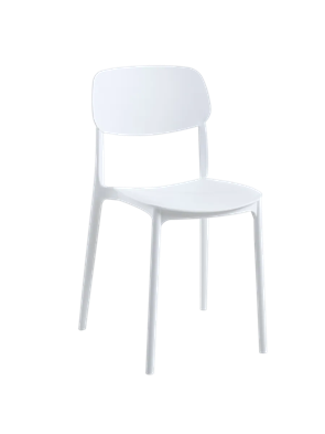 Стул пластик LEO белый